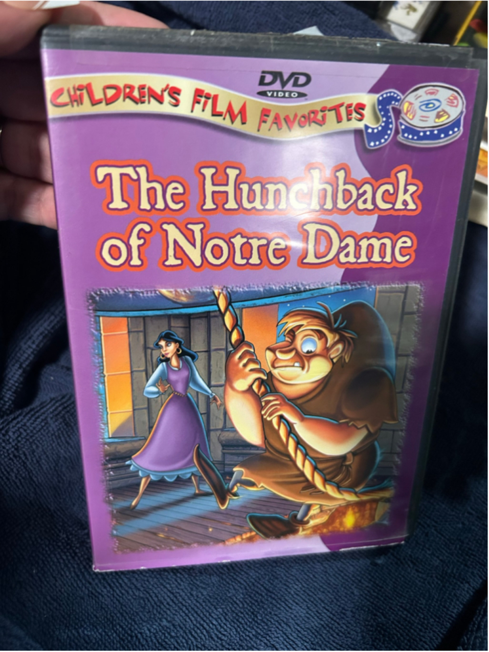 The Hunchback of Notre Dame Children's Film Favorites DVD Purple Brown